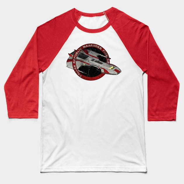 Fallen Republic Marauder fighter Baseball T-Shirt by mamahkian